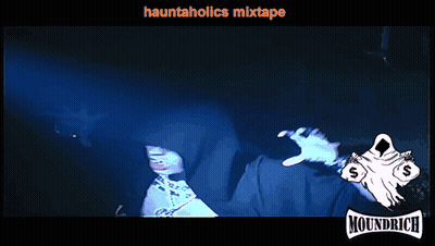 Hauntholics Mixtape Ghost Holding Bag Of Money GIF