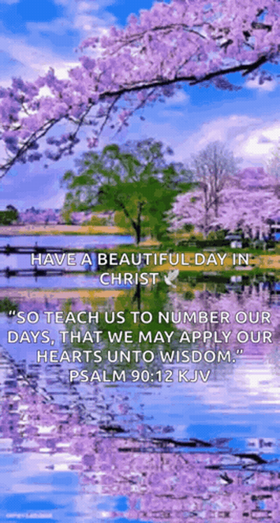 Have A Beautiful Day In Christ Teach Us To Number Our Days GIF