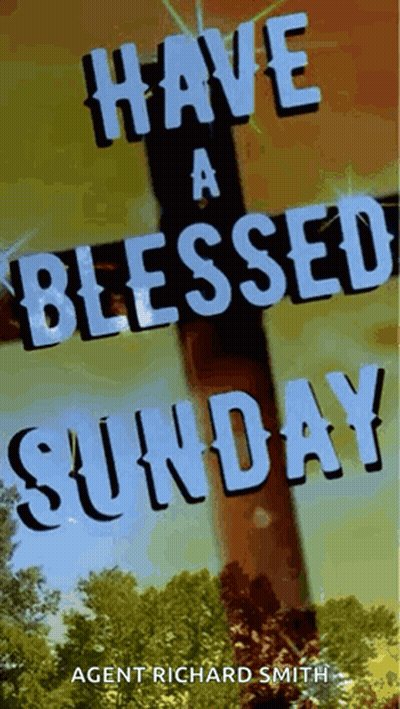 Have A Blessed Sunday Sign GIF