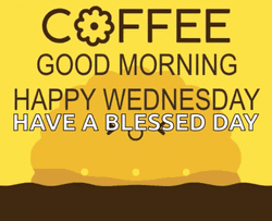 Have A Blessed Wednesday Cute Biscuit In Coffee GIF