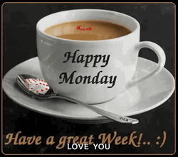 Have A Coffee On Wonderful Monday GIF