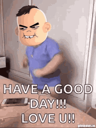 Have A Good Day Fat Kid Dancing GIF