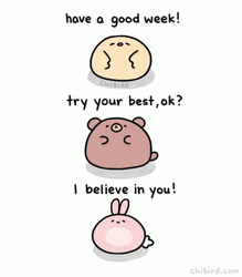 Have A Good Week Try Your Best GIF