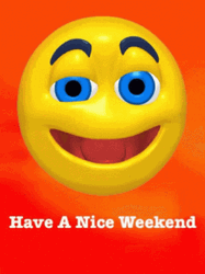 Have A Good Weekend Emoji Winks GIF