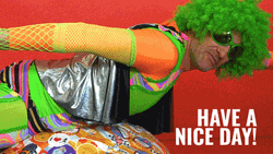 Have A Great First Day Guy With Wicked Costume GIF