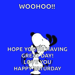 Have A Great Saturday Snoopy Spinning GIF