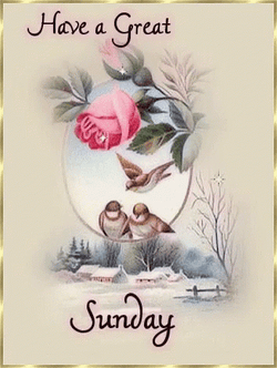 Have A Great Sunday Flower Painting GIF