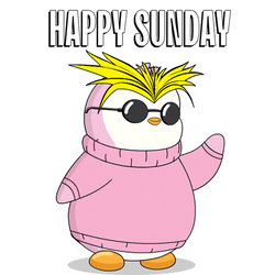 Have A Great Sunday Penguin Sticker GIF