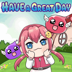 Have A Great Wednesday Flying Slimes GIF