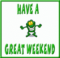 Have A Great Weekend Dancing Frog GIF