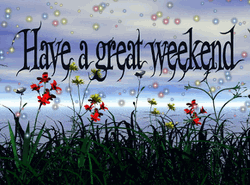 Have A Great Weekend Fireflies Field GIF