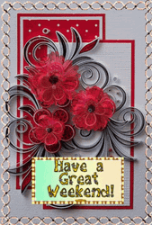Have A Great Weekend Red Aesthetic GIF