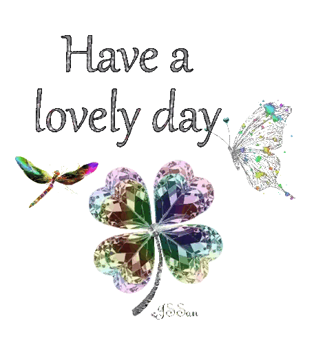 Have A Lovely Day Greeting Card Sticker