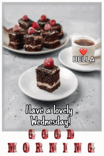 Have A Lovely Wednesday Good Morning Greeting Card GIF
