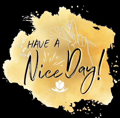 Have A Nice Day Simple Brown Coffee Colors GIF