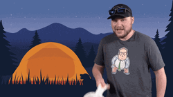 Have A Nice Good Weekend Camping Giant Man GIF
