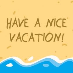 Have A Nice Vacation Greeting