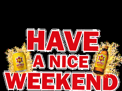 Have A Nice Weekend Drinks Splash GIF