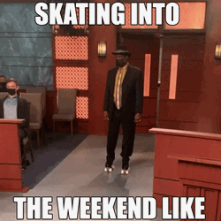 Have A Nice Weekend Skating Into Like GIF