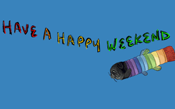 Have A Nice Weekend Under The Sea Greeting GIF