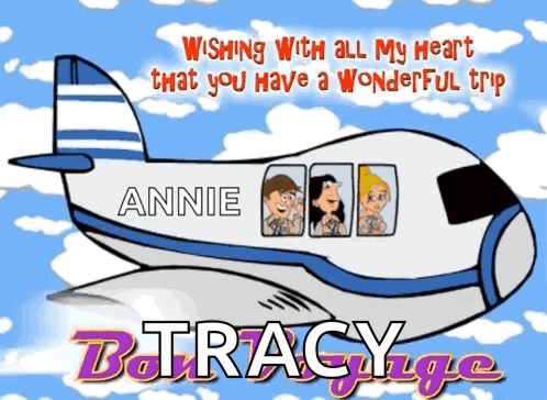 Have A Safe Flight Sticker GIF