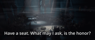 Have A Seat What May I Ask GIF