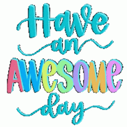 Have A Wonderful Day Calligraphy GIF