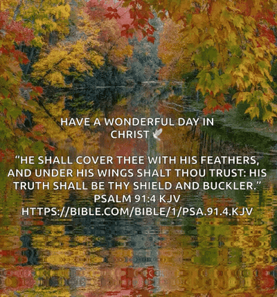 Have A Wonderful Day In Christ River And Trees GIF