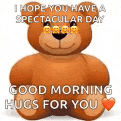 Have A Wonderful Wednesday Teddy Bear Hugs GIF