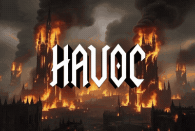 Havoc on Burning City Background