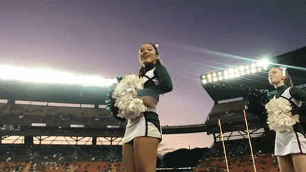 Hawaii Football Cheerleaders Cheering GIF