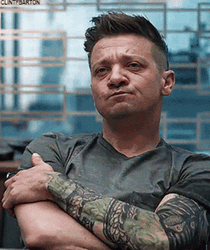 Hawkeye Doubtful Marvels Avengers GIF