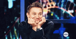 Hawkeye Jeremy Renner Loving Stare GIF