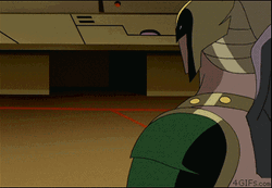 Hawkgirl Bitch Slap Moment GIF