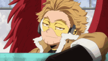 Hawks Hero Academia Talking Handsomely GIF