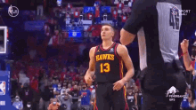 Hawks Player Hushing Audiences GIF