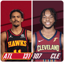 Hawks Versus Cleveland Final Schooled Points GIF