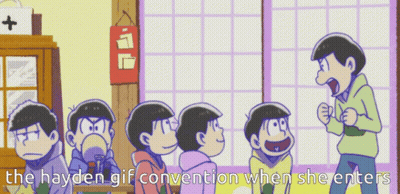 Hayden GIF Convention When She Enters GIF