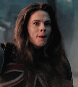 Hayley Atwell As Captain America GIF