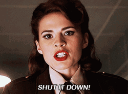Hayley Atwell Shut It Down GIF
