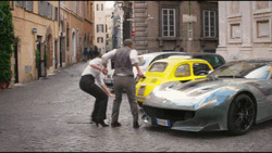Hayley Atwell Tom Cruise High Speed Drive GIF