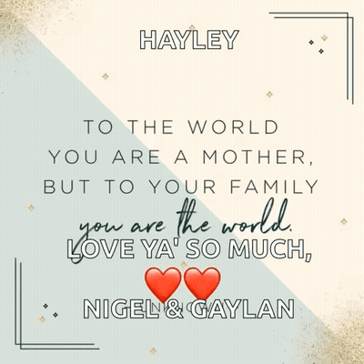 Hayley Greeting Card Love You GIF