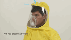 Hazmat Suit Anti Fog System Feature GIF