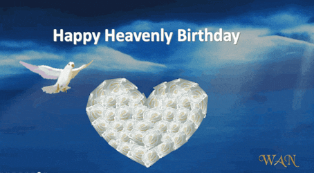 Hb In Heaven Happy Heavenly Birthday GIF
