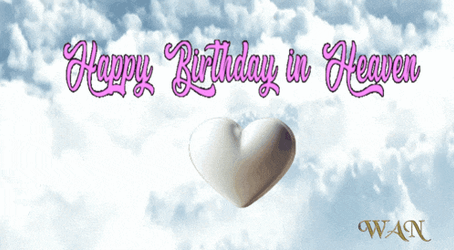 Hb In Heaven Happy Heavenly Birthday GIF