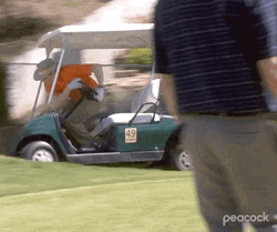 He Get Accident Using Golf Cart GIF