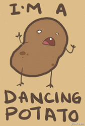 He Is Dancing Hot Potato GIF