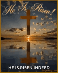 He Is Risen Indeed Text GIF