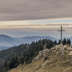 He Is Risen White Text GIF