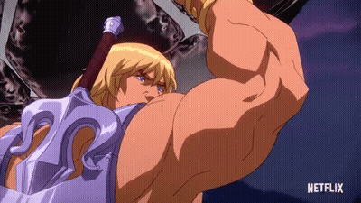 He-Man Holding Sword GIF